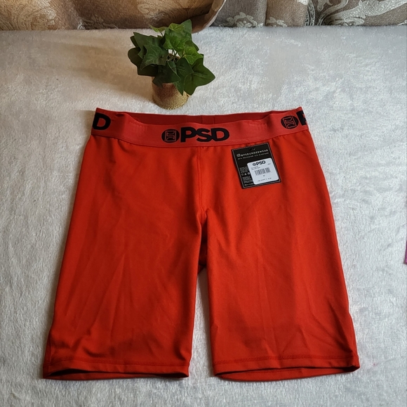PSD Other - New PSD Solids Men's Biker Short color RED size Medium.